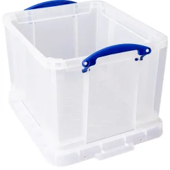 File Storage|Really Useful Box Locking File Totes, Letter/Legal Size, Clear (32CL)
