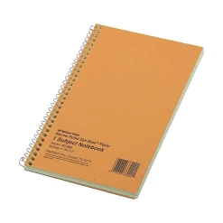 Subject Notebooks|Rediform Brown Board Cover 1-Subject Notebooks, 5