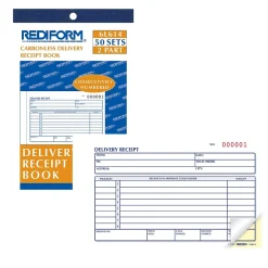 Accounting & Record Journals*Rediform ® Carbonless Delivery Receipt Books, 4-1/4" x 6-3/8" (RED6L614)