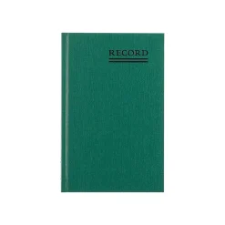Accounting & Record Journals*Rediform Emerald Series Record Book, 6.25"W x 9.63"H, Green, 100 Sheets/Book (56521)