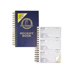 Accounting & Record Journals*Rediform Gold Standard 2-Part Carbonless Receipts Book, 5