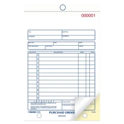 Business Forms*Rediform 2-Part Carbonless Purchase Requisitions, 5.5"L x 7.88"W, 50 Sets/Book (RED1L140)