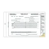 Business Forms*Rediform 2-Part Carbonless Driver's Daily Logs, 9.13"L x 5.5"W, 31 Sets/Book (REDS5031NCL)