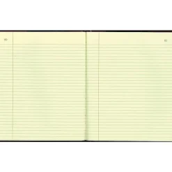 Accounting & Record Journals*National Brand Rediform Texhide Record Book, 7 7/8" x 10", Black, 75 Sheets/Book (56211)