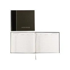Accounting & Record Journals*Rediform Visitor Book, 9.88" x 8.5", Black, 64 Sheets/Book (RED57802)