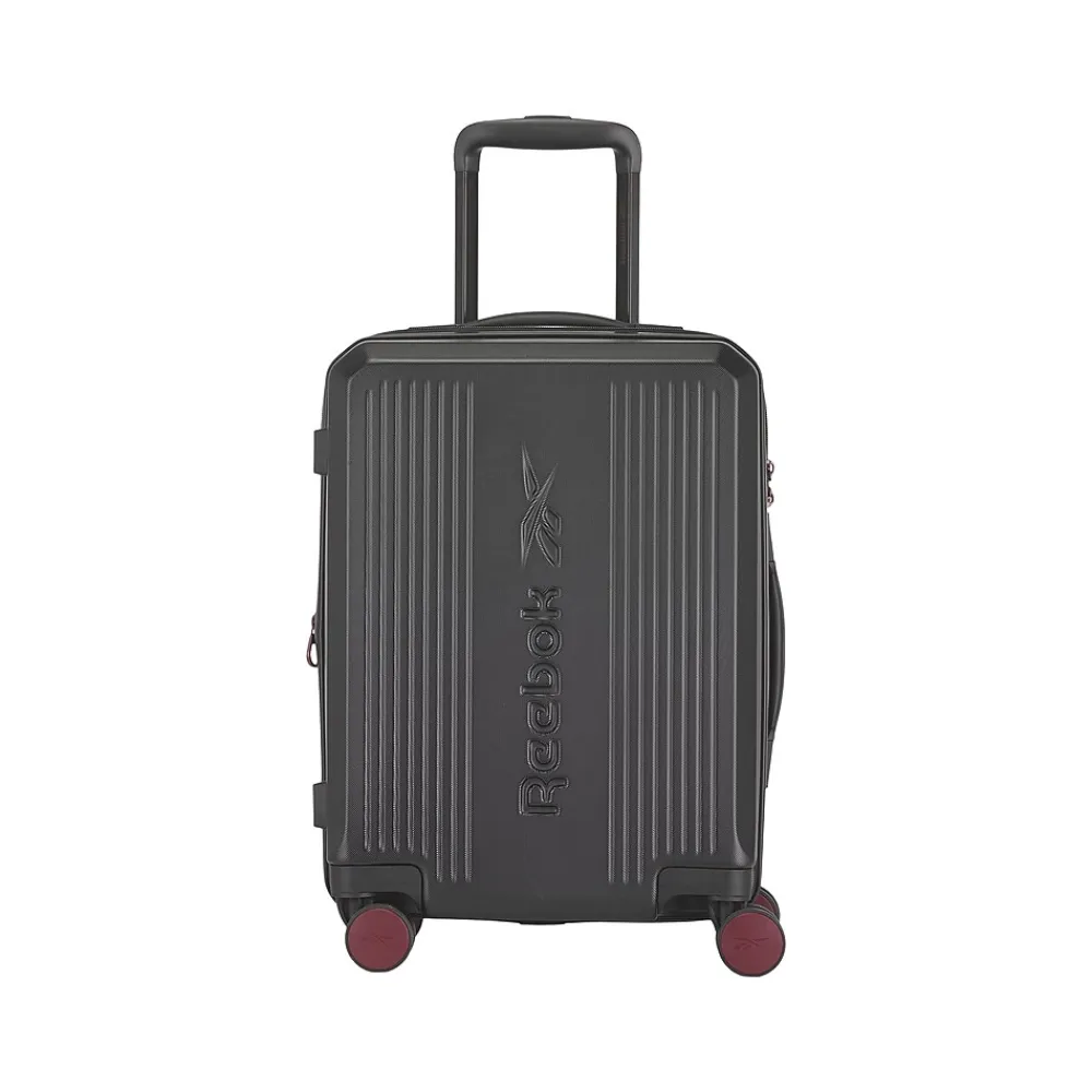 21.25" Hardside Carry-On Suitcase, 8-Wheeled Spinner, TSA Checkpoint Friendly, Black (HLG4420RB-BLACK)<Reebok Best