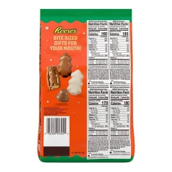 Reese's Assorted Flavored Peanut Butter Shapes Christmas Candy Bag, 35 oz (HEC95345)