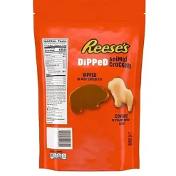 Reese's Milk Chocolate Peanut Butter Dipped Animal Crackers, 24 oz., 1/Each (220-02231)