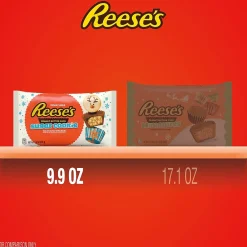 Reese's Miniatures Sugar Cookie Milk Chocolate Peanut Butter Cups Candy Bag, 9.9 oz. (34000-45301)