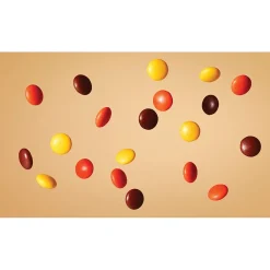 Reese's Pieces Peanut Butter Milk Chocolate Pieces, 4 oz., 12/Carton (HEC11470)