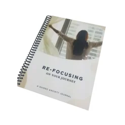 Journals|RE-FOCUS THE CREATIVE OFFICE A Guided Anxiety Journal, 6" x 8", Multicolor (70001)