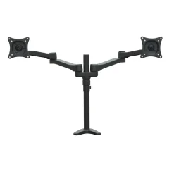 Online Regency Adjustable Double Screen Articulating Monitor Mount, Up to 24", Black (CA2)