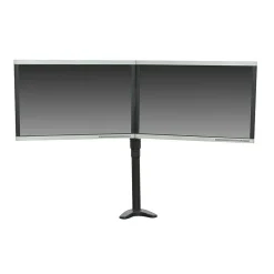 Online Regency Adjustable Double Screen Articulating Monitor Mount, Up to 24", Black (CA2)