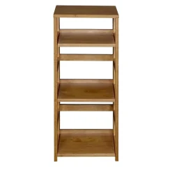 Bookcases*Regency Flip Flop 34" High Square Folding Bookcase- Medium Oak (FFSQ3412MO)