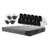 REVO America Ultra HD Audio Capable 16 Channel 8 TB NVR Surveillance System with 16 Cameras (RU16D4GB12GA-8T)