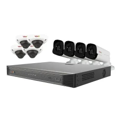 REVO America Ultra HD Audio Capable 16 Channel 3 TB NVR Surveillance System with 8 Cameras (RU162D4GB4GA-3T)
