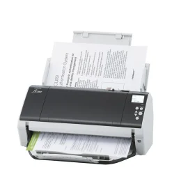 Ricoh fi-7460 PA03710-B055 Duplex Document Scanner, Black/White