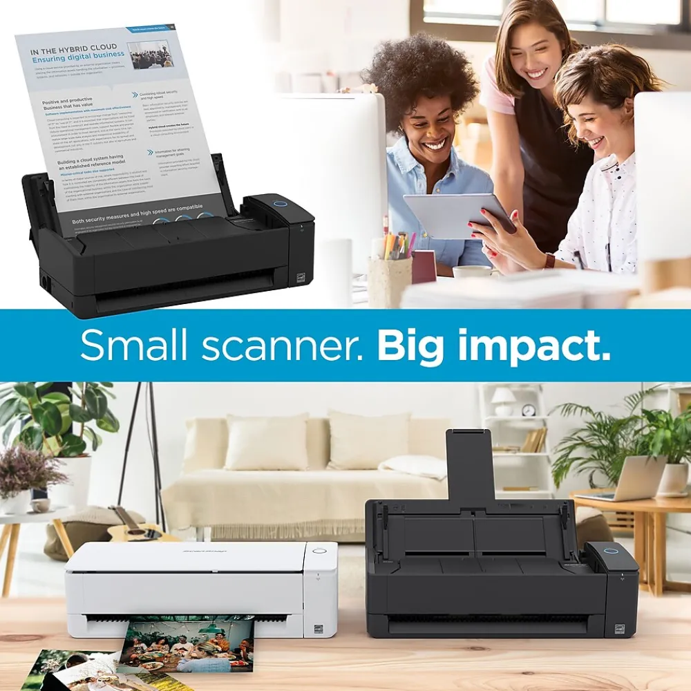 Ricoh ScanSnap IX1300 Wireless Duplex Document Scanner, Black (PA03805-B105)