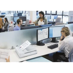 Ricoh SP-1425 PA03753-B005 Duplex Flatbed Document Scanner, White