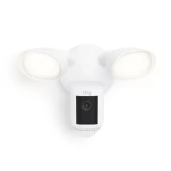 Ring Floodlight Cam Pro Outdoor Wireless Security Camera, White (B0CG6VFFVL)