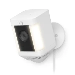 Ring  Spotlight Cam Plus Outdoor Wireless Security Camera, White (B09J1TB7TB)