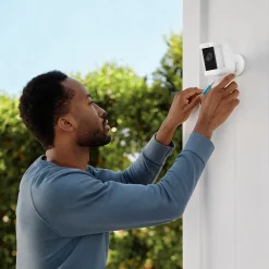 Ring  Spotlight Cam Plus Outdoor Wireless Security Camera, White (B09J1TB7TB)