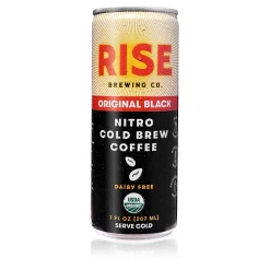 RISE Brewing Co. Original Black Nitro Cold Brew Coffee, 7 oz., 12/Carton (FG-SS-001-007-012)