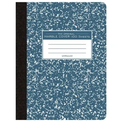 Composition Notebooks|Roaring Spring Paper Products Composition Notebooks, 9.75" x 7.5", 100 Sheets, Blue (77261)