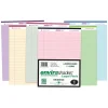 Notepads|Roaring Spring Paper Products Legal Pads, Recycled Paper in Assorted Colors, 8.5" x 11.75", 50 Sheets/Pad, 6 Pads/Pack (74221)