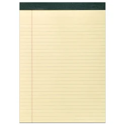 Notepads|Roaring Spring Paper Products Recycled Legal Pad, 8.5" x 11.75", 40 Sheets/Pad, Canary (74712)