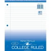Filler Paper|Roaring Spring Paper Products College Ruled College Ruled Filler Paper, 8.5" x 11", 3-Hole Punched, 100 Sheets/Pack (83911)