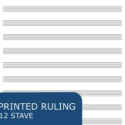 Composition Notebooks|Roaring Spring Paper Products Music Composition Notebook, 11