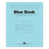 Subject Notebooks|Roaring Spring Paper Products 1-Subject Exam Notebooks, 7" x 8.5", Wide Ruled, 4 Sheets, Blue (ROA77510)