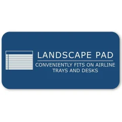 Notepads|Roaring Spring Paper Products Roaring Spring WIDE Landscape Format Writing Pad, College Ruled, 11 x 9 1/2, White, 40 Sheets