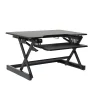 Standing Desks*Rocelco 32"W Manual Adjustable Standing Desk Converter, Black (R EADRB2)