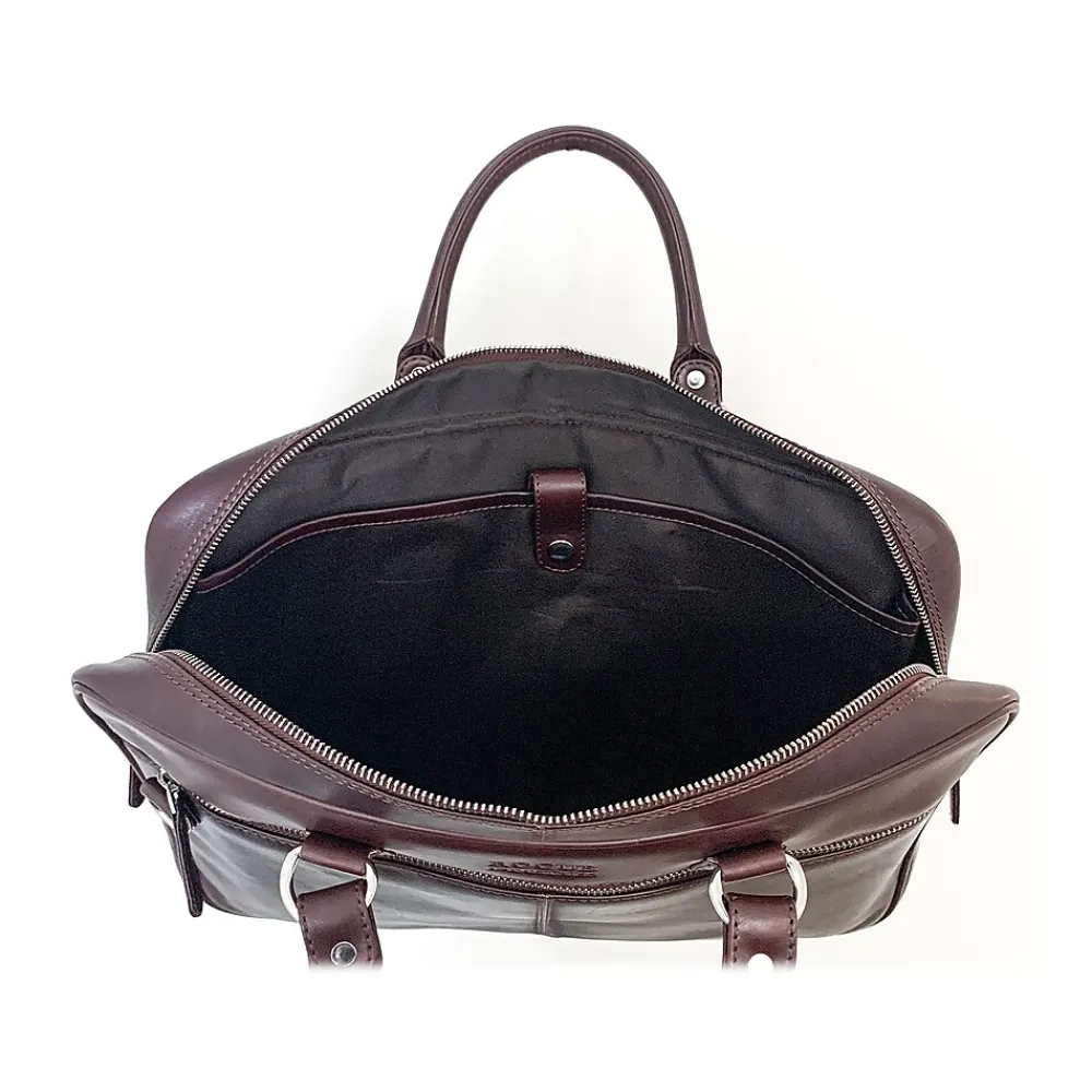 Rogue Leather Business Messenger Bag, Brown (WALMESSLTHBROWN)<Rogue Wallet Discount