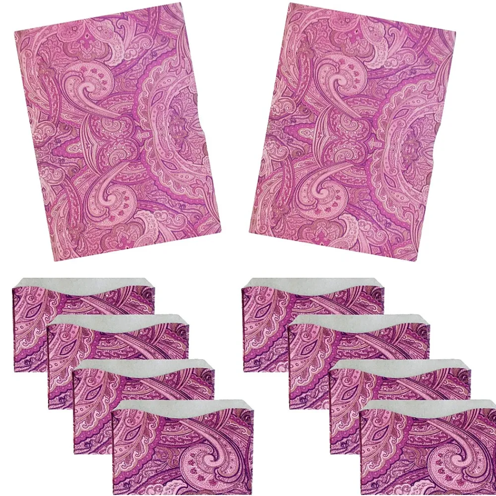 WalletGuard RFID Paper Travel Wallet, Purple, 10/Pack (WALRFIDPKGPAISL)<Rogue Wallet Outlet