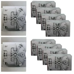 WalletGuard RFID Paper Travel Wallet, Silver Vault, 10/Pack (WALRFIDPKGSLVRV)<Rogue Wallet Discount