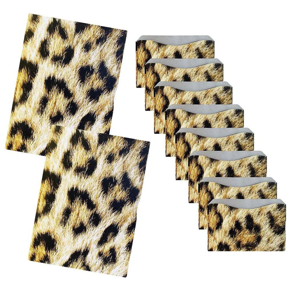 WalletGuard RFID Paper Travel Wallet, Multicolor, 10/Set (WALPKGLEAPORD)<Rogue Wallet Outlet