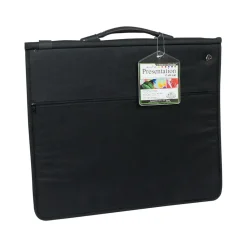 Nylon Portfolio Case with Zipper Closure, Black (RYRBIND1417US)<Royal & Langnickel Sale