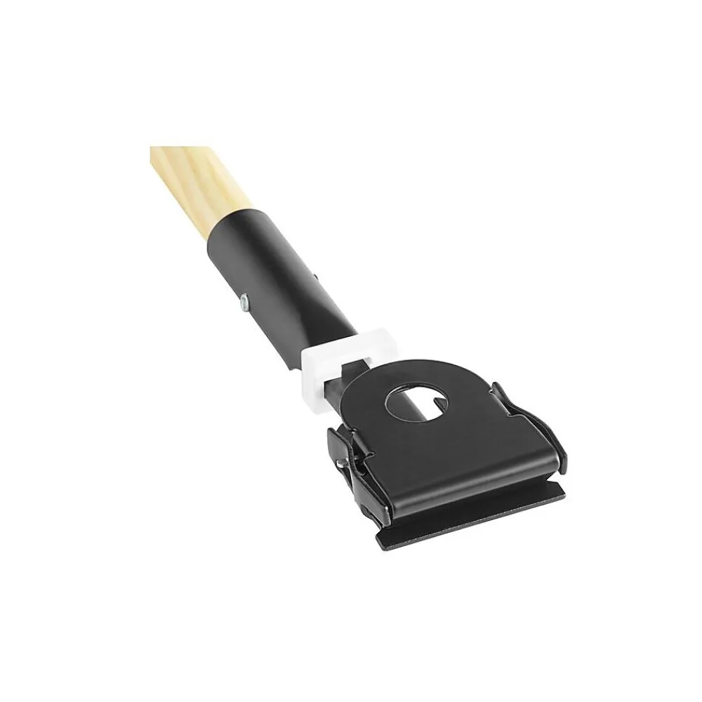 60" Hardwood Snap-On Dust Mop Handle (FGM116000000)<Rubbermaid Clearance
