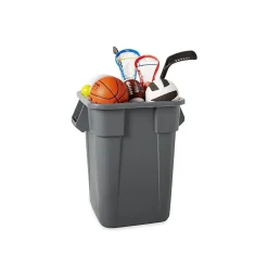 Brute Indoor Trash Can, Gray Plastic, 40 Gal. (FG353600GRAY)<Rubbermaid Sale