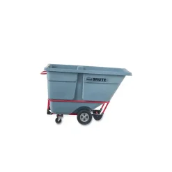 Rubbermaid Commercial BRUTE DURATILT Frame Tilt Truck, 1 cu. Yd., Gray (RCP2192462)