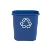 Commercial Products Plastic Container, 7 Gallon, Blue (FG295673BLUE)<Rubbermaid Clearance