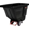 Rubbermaid Commercial Tilt Truck, 450 lbs., Black (FG130400BLA)
