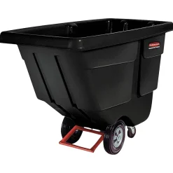 Rubbermaid Commercial Tilt Truck, 450 lbs., Black (FG130400BLA)