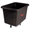 Rubbermaid Cube Truck with no Lid, Black, 500 lb., (FG461900BLA)