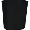 Fire-Resistant Wastebasket, 3 1/2 Gallon, Black, 12 1/4"H x 11 1/8"W x 8 1/4"D<Rubbermaid Best