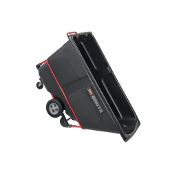 Rubbermaid Forkliftable Tilt Truck, Plastic, 1250 lb. Capacity, Black (FG131500BLA)