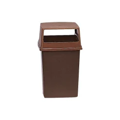 Glutton Container Base, Brown, 56 Gal. (FG256B00BRN)<Rubbermaid Clearance